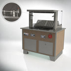 Thumbnail image #4 for Vollrath V-Class Custom Downdraft Vent System with Integrated Fire Suppression and 2 Mirage Drop-In Ranges