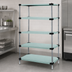Thumbnail image #3 for Quantum Stationary 5-Shelf Solid Shelving Starter Kit, 30 x 21 x 63 Inches, 304 Stainless Steel