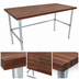 Thumbnail image #3 for John Boos 60-Inch x 24-Inch x 35-Inch American Black Walnut Wood Top Work Table with Galvanized Legs