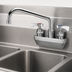 Thumbnail image #3 for Krowne Royal Series Commercial Splash-Mounted Faucet with 8-Inch Swing Spout, 4-Inch Centers