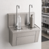 Thumbnail image #3 for Wall-Mounted Still Water Bottle Filler Station with Double Hands-Free Electronic-Eye Faucets