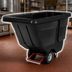 Thumbnail image #3 for Rubbermaid Commercial Rotational Molded Utility Duty Tilt Truck, 1 Cubic Yard, 850 lb Capacity, Black