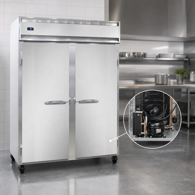 Product image #3 for Continental Refrigerator 2FESNSS Extra-Wide Two-Section Reach-In Freezer