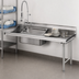 Thumbnail image #3 for Spec-Master Straight Soiled Dishtable with Pre-Rinse Sink, 72 x 30 Inches, Right-to-Left Operation