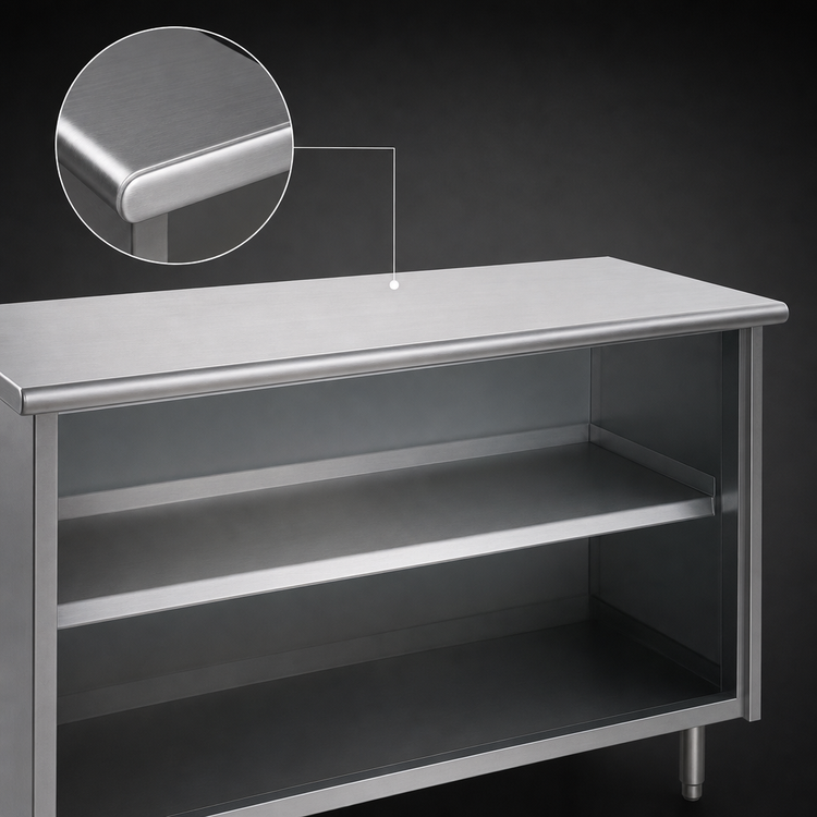Product image #3 for Eagle Group Spec-Master 96-Inch Sliding Door Plate Cabinet with Stainless Steel Top