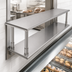 Thumbnail image #3 for Eagle Pass-Thru Wall-Mounted Shelf with Overshelf for Bakery Display Cases, 108 in. W x 18 in. D