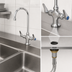 Thumbnail image #3 for T&S Brass B-0300-VR4-WS Double Pantry Mixing Faucet, Single-Hole Deck Mount, 5-3/4