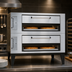 Thumbnail image #3 for Marsal SD-448 Stacked Double-Deck Gas Pizza Oven