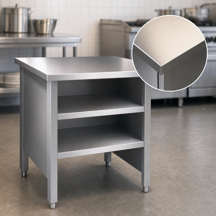 16-Gauge Stainless Steel Top