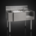 Thumbnail image #3 for Eagle Group 2200 Series 50-Inch Underbar Ice Bin/Cocktail Station with Bottle Well and Blender Recess