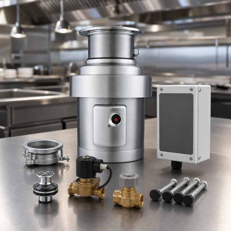 Product image #3 for InSinkErator SS-200 2 HP Medium-Capacity Commercial Food Waste Disposer Package with CC-101 Control Center