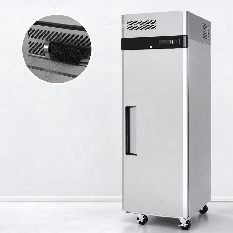 Product image #3 for Turbo Air M3 One-Section Reach-In Freezer, 18.7 Cu. Ft., Top Mount, Solid Door, Stainless Steel