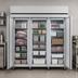 Thumbnail image #3 for Hoshizaki Steelheart Three-Section Stainless Steel Reach-In Freezer, Solid Doors, Standard Depth