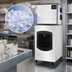 Thumbnail image #3 for Omcan Cube-Style Floor Model Ice Maker/Dispenser with 220 lb Built-In Bin and Self-Contained Condenser