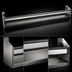 Thumbnail image #3 for Glastender SSR-44 44-Inch Single Speed Rail — Stainless Steel with PVC Sound-Deadening Covers