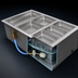Thumbnail image #3 for Hatco HWBI-2MA Drop-In Modular Heated Well with Auto-Fill, 2 Full-Size Pan Capacity