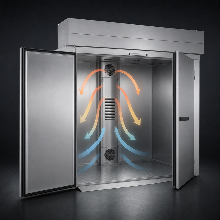 Product image #3 for Baxter PW3S Triple Wide Roll-In Proof Box, 60.5-Inch Deep, 2-Door, Open Floor, Electric Heat