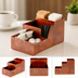 Thumbnail image #3 for American Metalcraft Antique Copper 4-Compartment Coffee Caddy