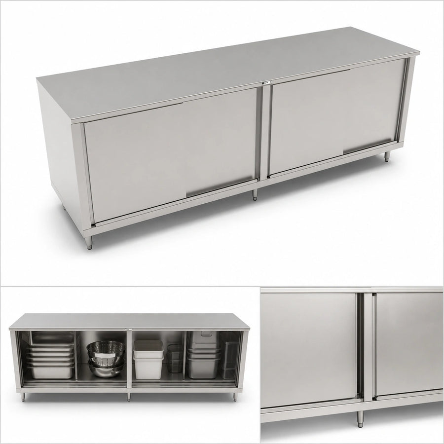 Cabinet Base with Sliding Doors