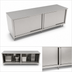 Thumbnail image #3 for John Boos Enclosed Work Table with Sliding Doors, 144 x 36 Inches, 16-Gauge 300 Series Stainless Steel Top