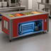Thumbnail image #3 for Atlas Metal BLC-4-RM-BU Buffet Style Mobile Refrigerated Cold Food Serving Counter