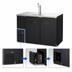 Thumbnail image #3 for Everest Refrigeration 24-Inch Deep Back Bar & Direct Draw Keg Refrigerator Combo, 2-Section, 17 Cu. Ft., Single Faucet