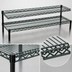 Thumbnail image #3 for Eagle Group QuadTruss 2-Tier Front Case Merchandise Cantilever Wire Shelving Unit, 48W x 14D x 14H
