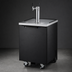 Thumbnail image #3 for Turbo Air Super Deluxe 1/2-Barrel Beer Dispenser with Single Swing Door and Double Faucet Tower