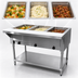 Thumbnail image #3 for Advance Tabco Triumph (Supreme) 47-1/8-Inch Electric Hot Food Table with 3 Sealed Wells and Open Base