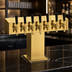 Thumbnail image #3 for Perlick Wide Base 10-Faucet Glycol-Cooled Tee Draft Beer Tower, Countertop, Tarnish-Free Brass
