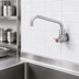 Thumbnail image #3 for Fisher Brass Wall-Mount Single-Hole Faucet with 14-Inch Swing Spout and Lever Handle