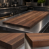 Thumbnail image #3 for John Boos Boos Block American Black Walnut Edge Grain Kitchen Countertop, 144 x 25 x 1-1/2 Inch