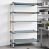 Thumbnail image #3 for MetroMax 4 36 Inch W x 21 Inch D x 74 Inch H Add-On Polymer Shelving Unit, 5 Shelves