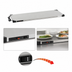 Thumbnail image #4 for Metro Super Erecta Hot Heated Warming Shelf, 48 x 18 in, 120V, 400W