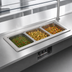 Thumbnail image #3 for Vollrath 3-Pan Short-Side Drop-In Hot Well with Manifold Drain and Thermostatic Controls