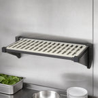 Thumbnail image #3 for Cambro Camshelving® Elevation EWSSK1848V580 Wall-Mounted Vented Shelf Kit, 18 x 48 Inches, Graphite, Antimicrobial