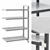 Thumbnail image #3 for Cambro Camshelving Elements XTRA Stationary Add-On Shelving Unit, 18
