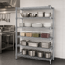 Thumbnail image #3 for EagleGard 5-Tier Wire Add-On Shelving Unit, 48 x 21 x 74 Inches, Hybrid Epoxy Finish