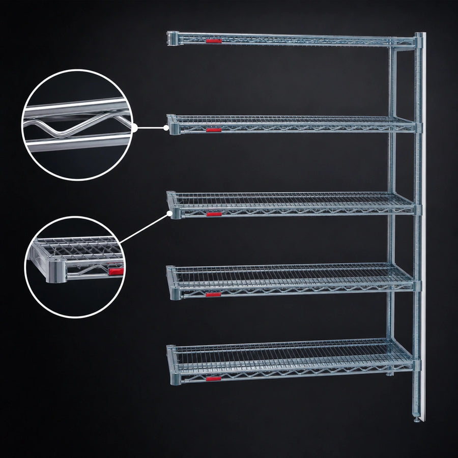 Patented QuadTruss® Shelf Design