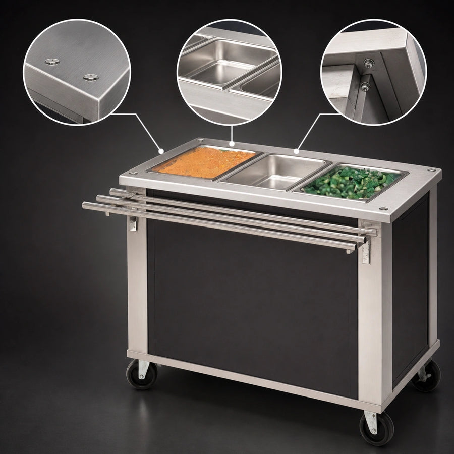 Heavy-Duty Stainless Steel Top