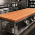 Thumbnail image #3 for Boos Block American Cherry Edge Grain Kitchen Countertop, 120 x 42 x 3 Inch, Varnique Finish