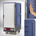 Thumbnail image #3 for Metro C5 3 Series Mobile 3/4 Height Heated Holding Cabinet, Low Wattage, Blue Insulation Armour, Full-Length Solid Door, Fixed Wire Slides