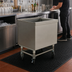 Thumbnail image #3 for Advance Tabco Underbar Basics Portable Insulated Stainless Steel Ice Bin Caddy, 24 Inch Wide, 100 lb Capacity