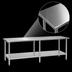 Thumbnail image #3 for Eagle Group Budget Series 120-Inch x 24-Inch Flat Top Stainless Steel Work Table with Adjustable Undershelf