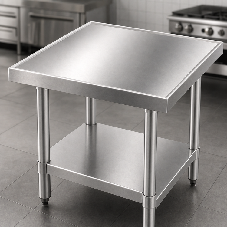 Product image #3 for Advance Tabco 24" x 30" Stainless Steel Top Equipment Stand with Adjustable Undershelf and Legs