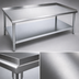 Thumbnail image #3 for John Boos Stallion Stainless Steel Equipment Stand with Adjustable Undershelf, 48 x 30 x 24 Inches