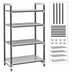 Thumbnail image #3 for Camshelving Elements XTRA 4-Shelf Stationary Starter Unit, 21 x 72 x 84 Inches, 3 Vented + 1 Solid, Speckled Gray