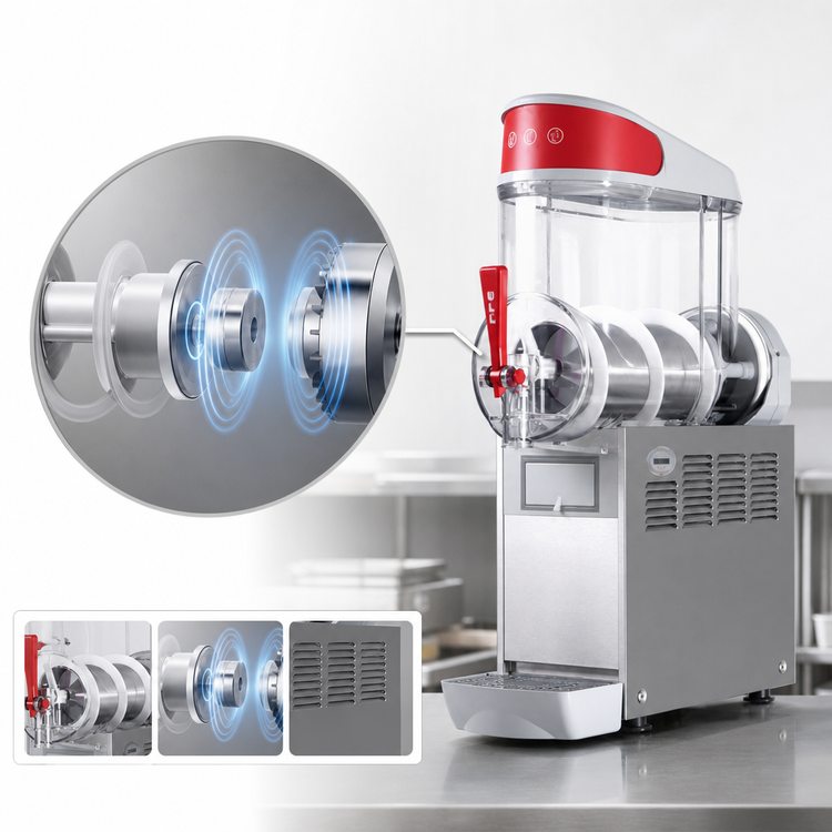 Product image #3 for Trento MT1 Countertop Granita Dispensing Machine, Single 10 Liter Bowl, 115V