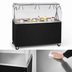 Thumbnail image #3 for Vollrath 2-Series Affordable Portable 60-Inch Mobile Utility Station with Buffet Breath Guard and Sliding Door Storage Base