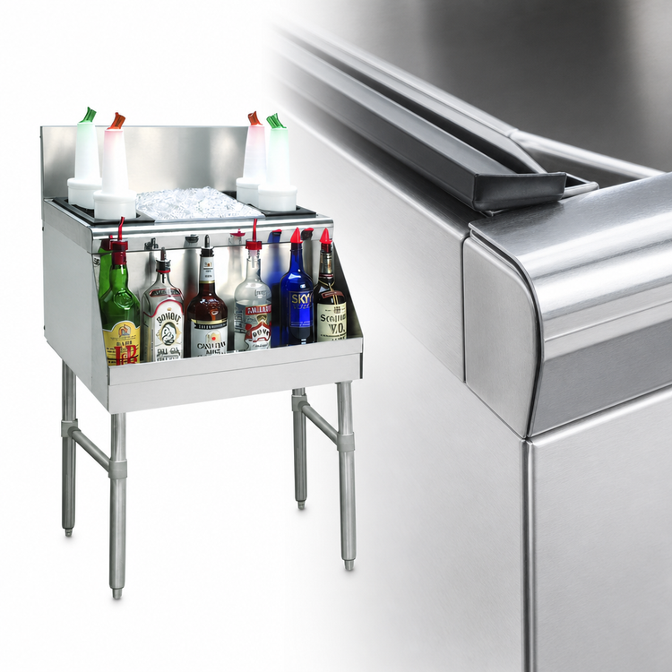 Product image #3 for Advance Tabco Prestige Supreme 30-Inch Stainless Steel Bar Ice Chest, 89 lb. Capacity, Without Cold Plate